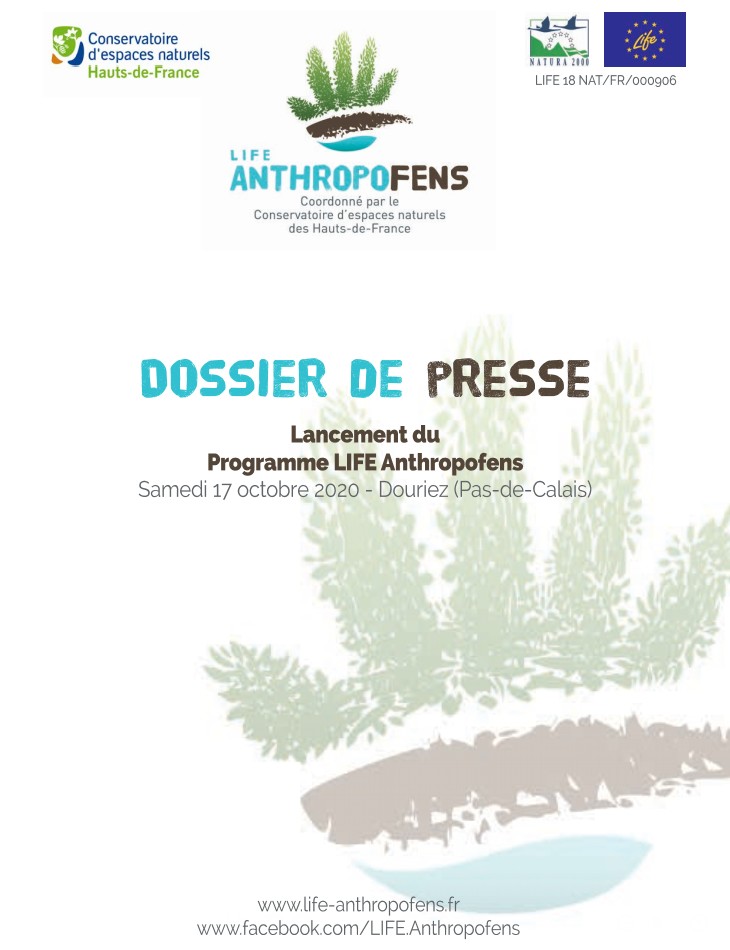 Dossier de presse LIFE ANTHROPOFENS