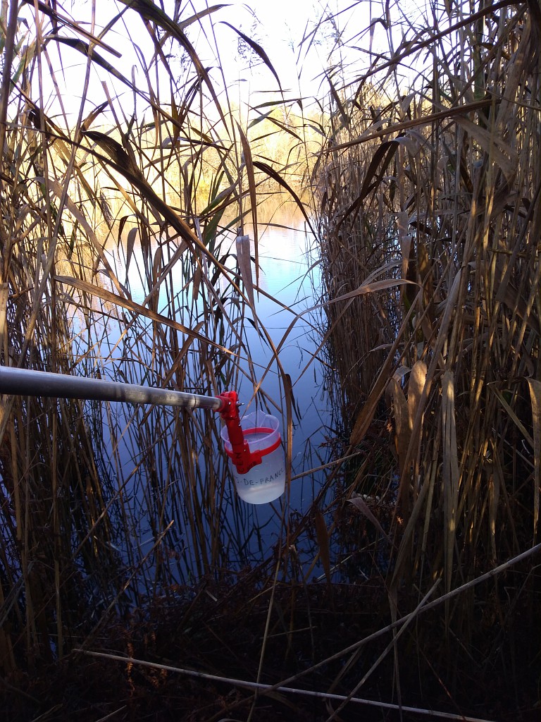 Prélèvements d'eau pour analyses physico-chimiques © G. Gaudin
